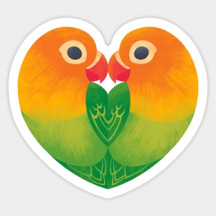 Lovebirds Sticker